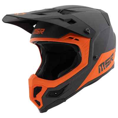 MSR™ Carbon Hex Helmet w/MIPS Small Matte Black/Orange